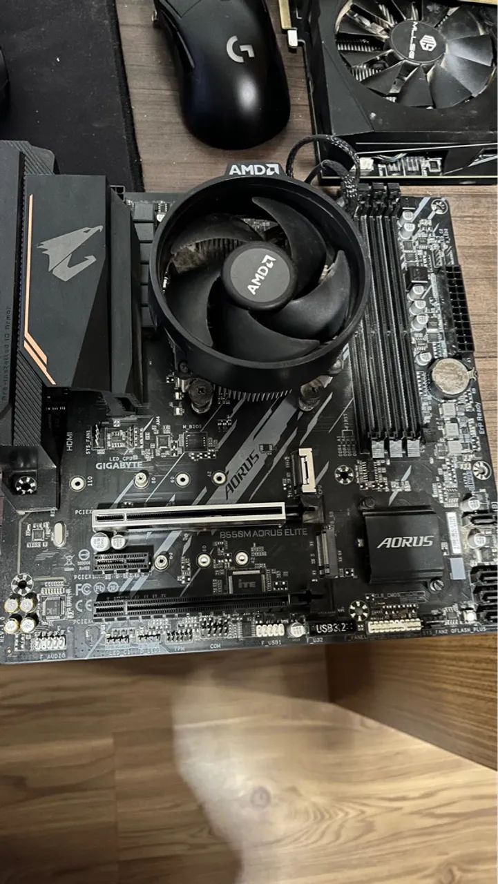 Kit Ryzen 7 3700X B550m aorus elite 2x8Gb 3600hz - Foto 4
