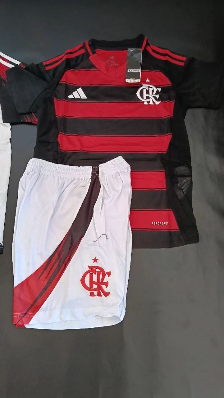 Conjunto infantil do Flamengo lançamento temos da temporada 24/25 e tbm 25/26 - Foto 5