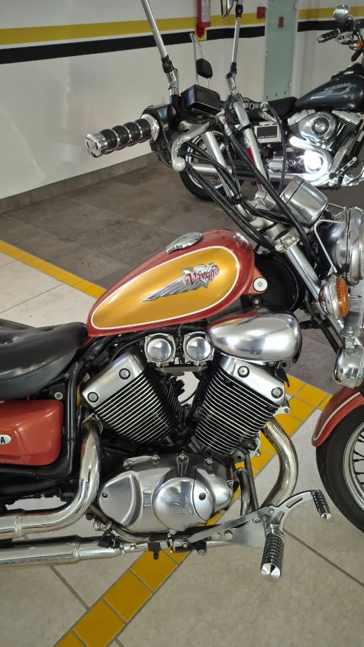 Yamaha Virago 535 com acessórios. - Foto 12