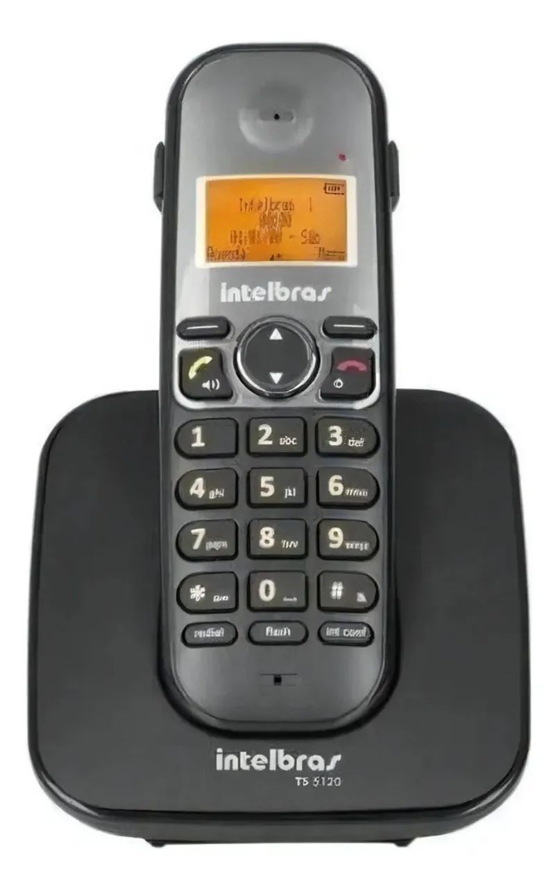 KIT TELEFONE SEM FIO TS 5122 PRETO INTELBRAS - Foto 3