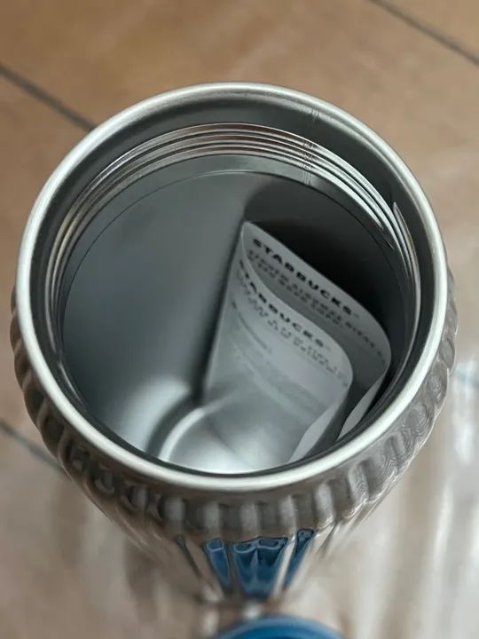Garrafa aço inoxidável Starbucks 473ml nova  - Foto 4