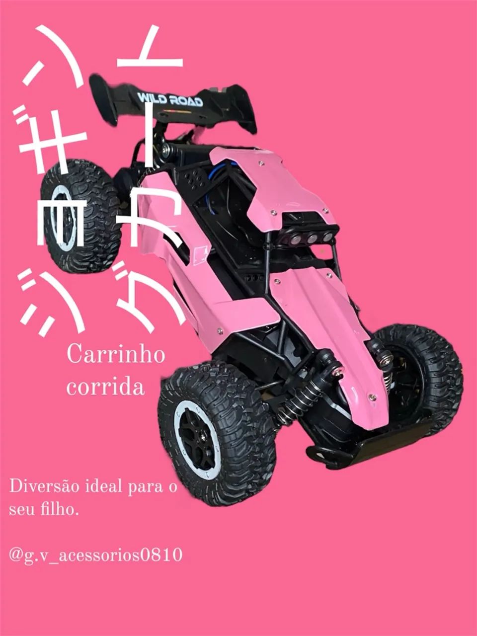 Carrinho de corrida 23cm 