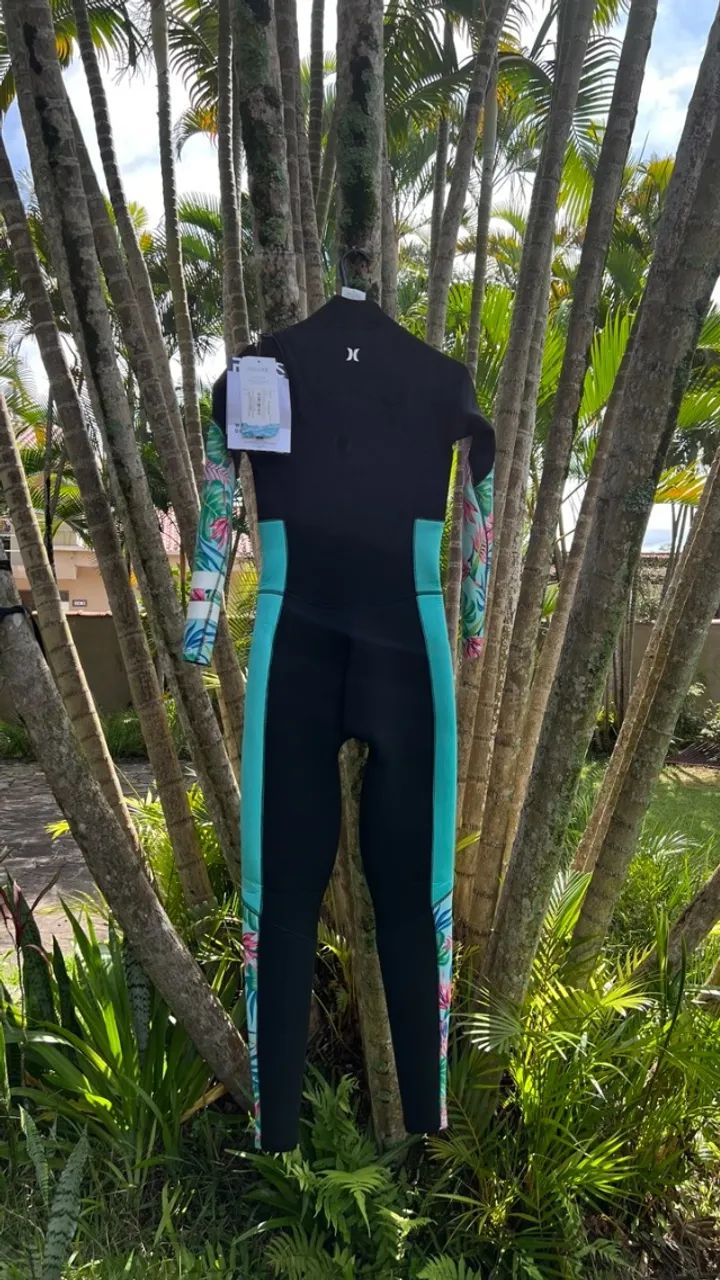 Wetsuit Hurley Plus 4/3 mm Feminino Novíssimo  - Foto 4