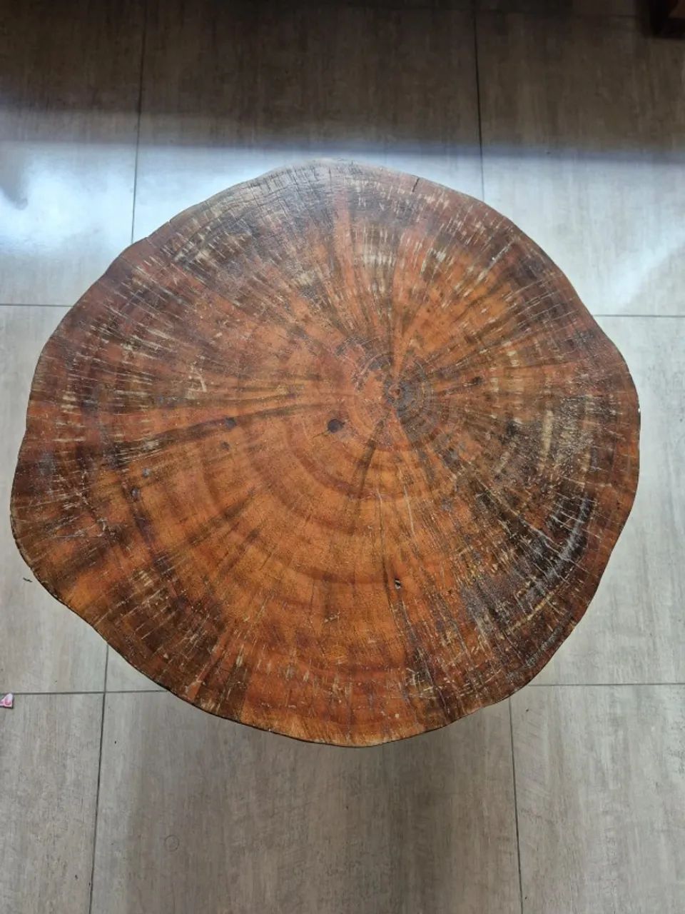 Mesa Centro Baixa Madeira maciça Rustica - Foto 5