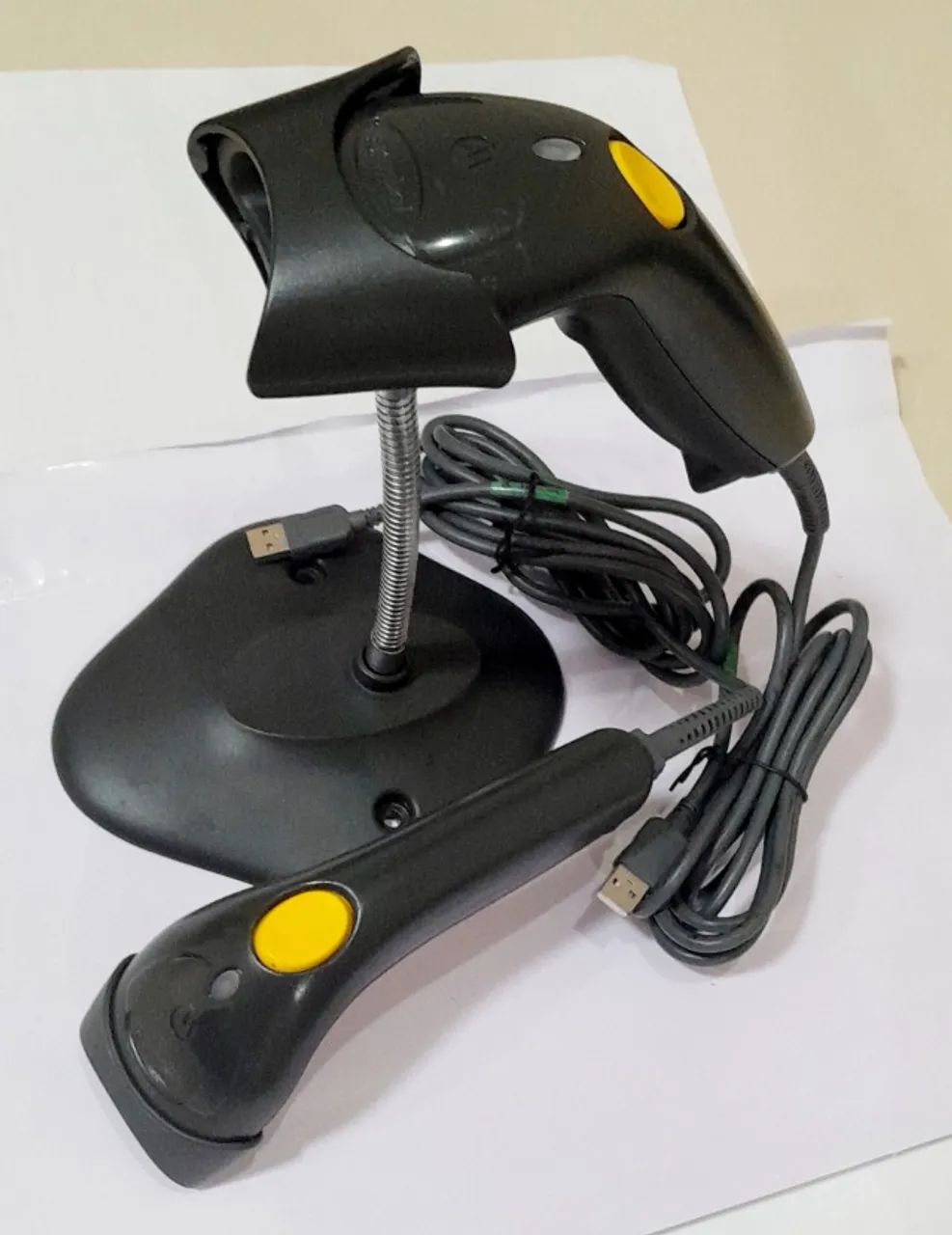 Leitor Código de Barras Laser USB Motorola Ls1203 base preta Com 2nunidades - Foto 4