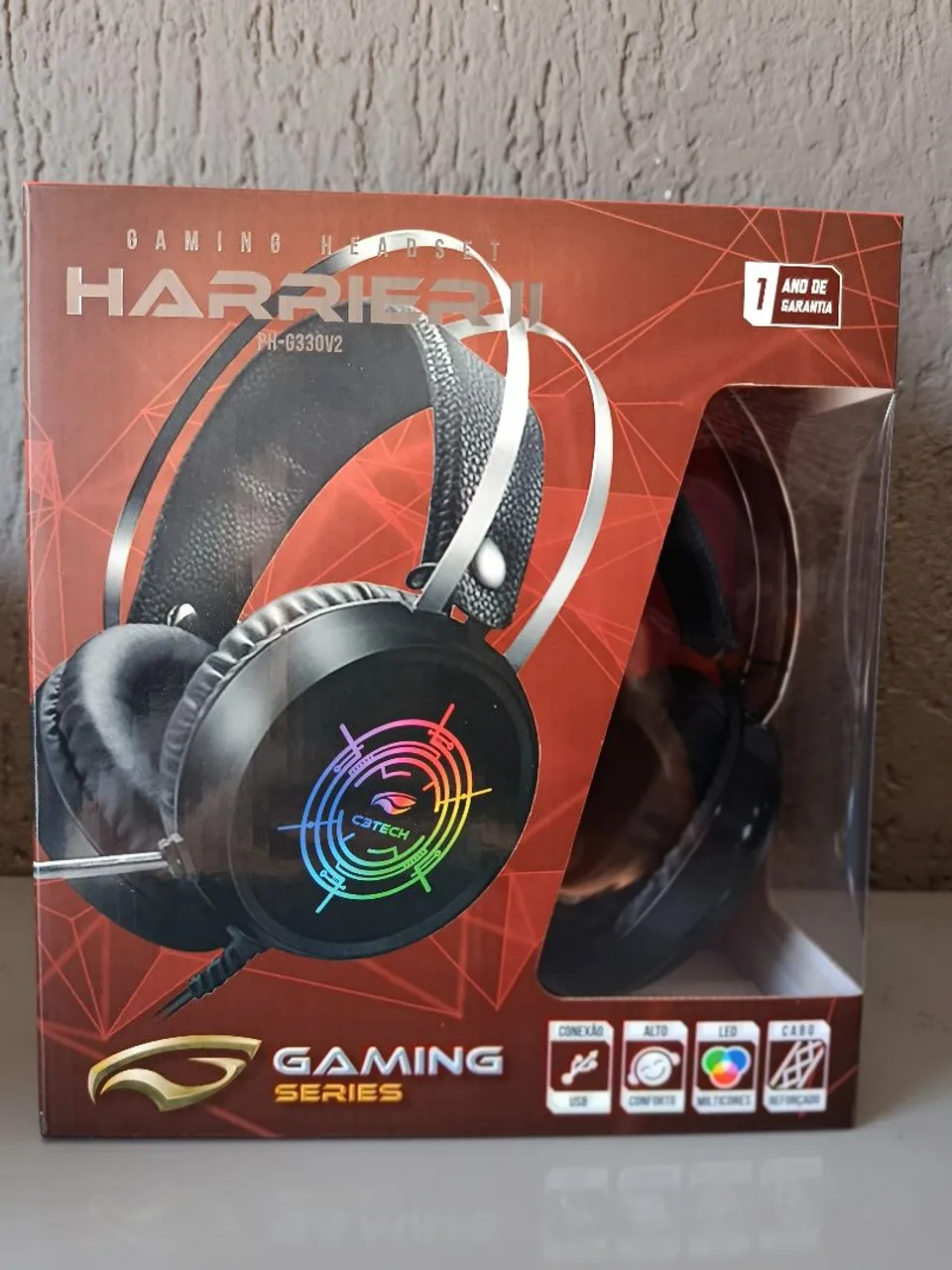Headset Gamer Harrier USB novo