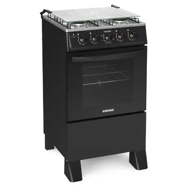 Fogão 4 Bocas Mesa de Inox Novo 