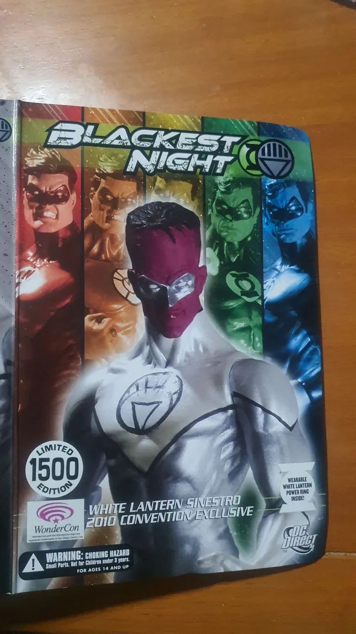 White Lantern Sinestro Blackest Night 2010 Convention limited 1500 edition Exclusive