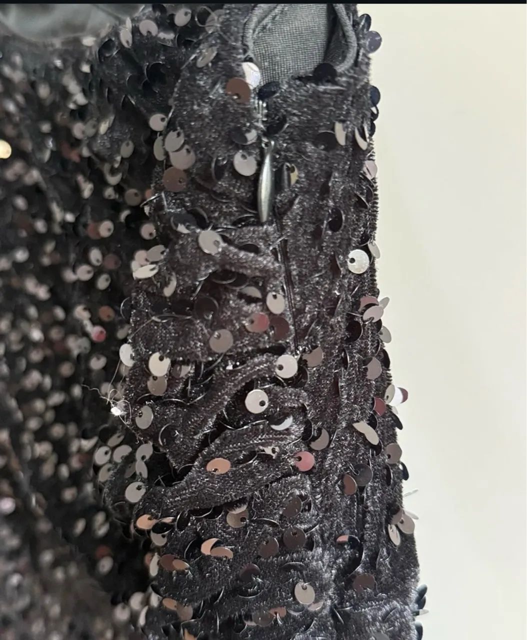 Vestido paetê preto - Foto 3
