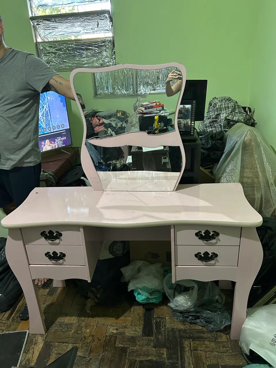 Penteadeira Rosa - Viggore64861633314051124