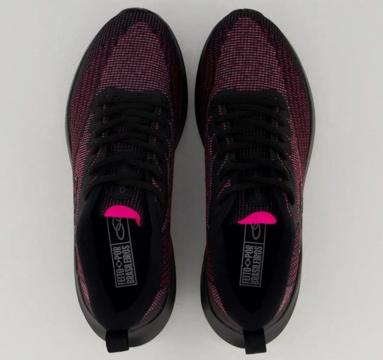 Tênis Olympikus Eleva + Feminino Preto e Rosa - Foto 2