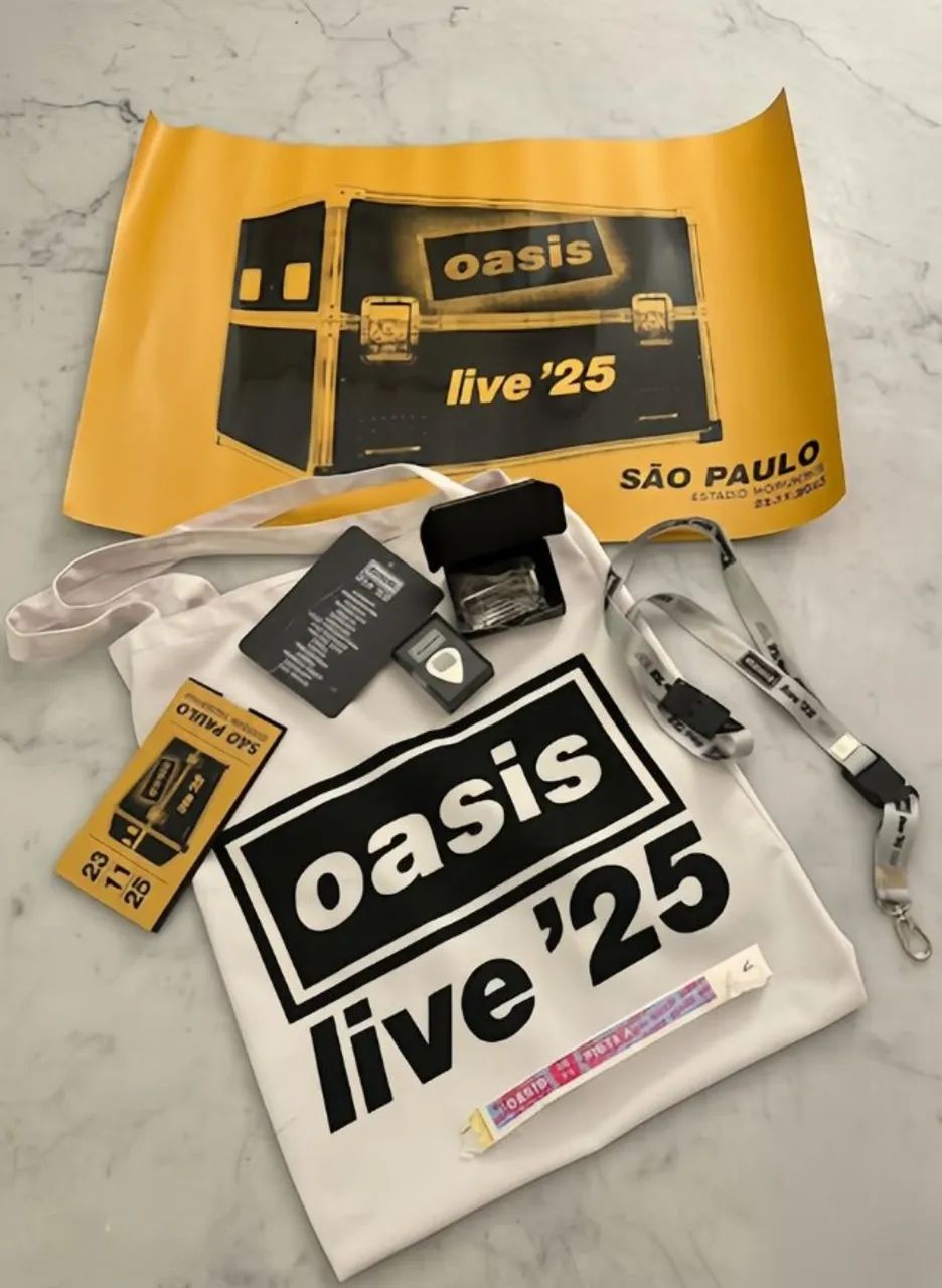 oasis live '25 CD + DVDセット Oasis Live 25 - Souvenirs exclusivo de fãs da area vip - CDs, DVDs