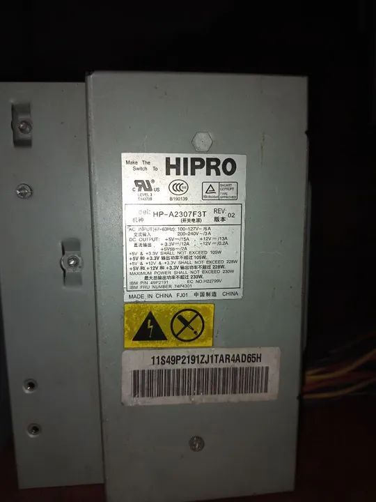 3 Fontes de Alimentação para PC - Seminovas - Foto 2