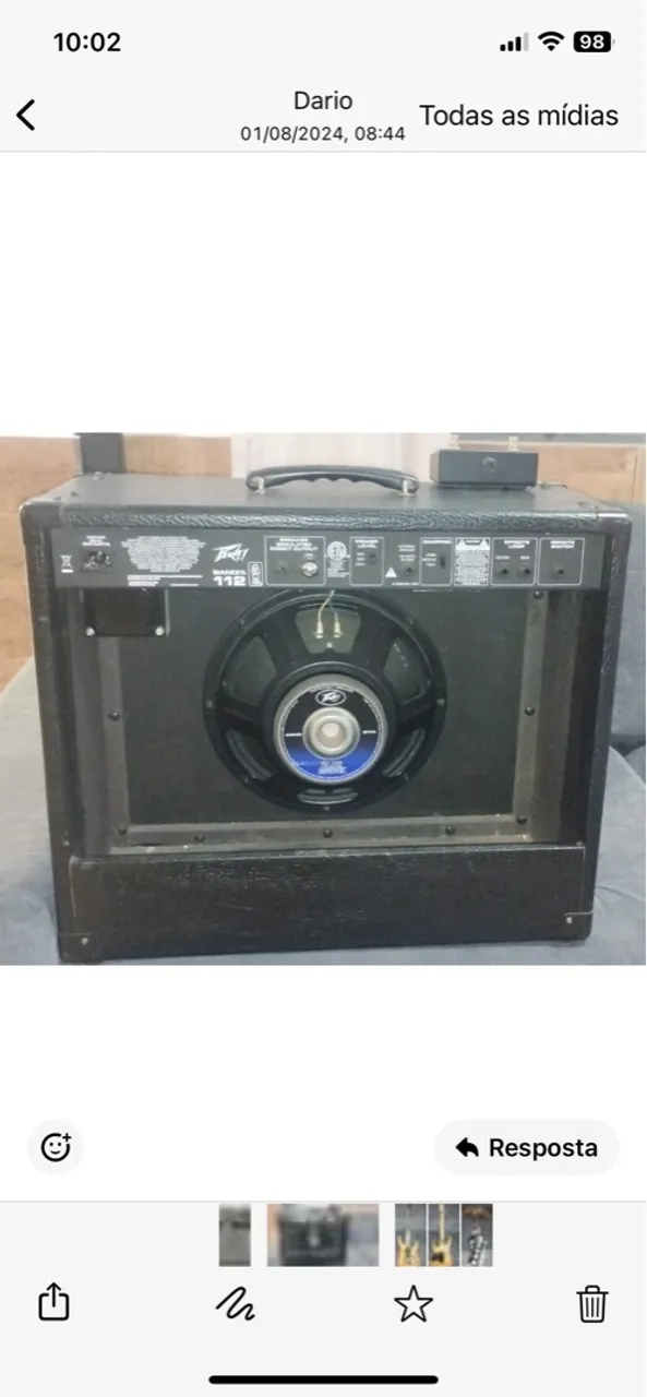 Amplificador peavey bandit 112