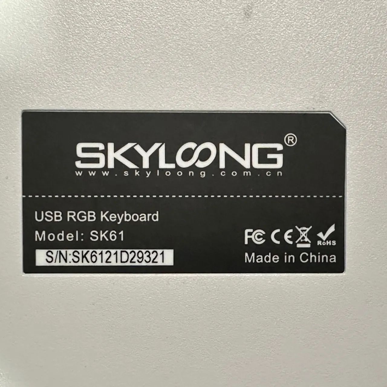 Teclado Mecânico Gamer Skyloong SK61 - Switch red - Seminovo - Foto 5