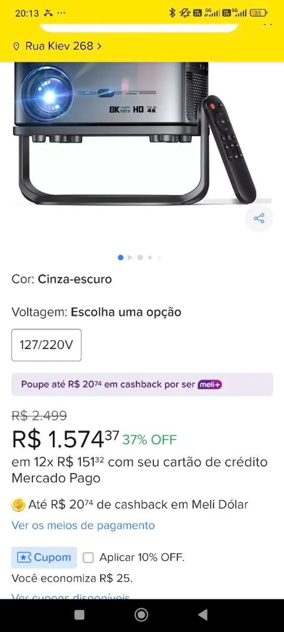 Projetor bettdow ac1056 - Foto 4