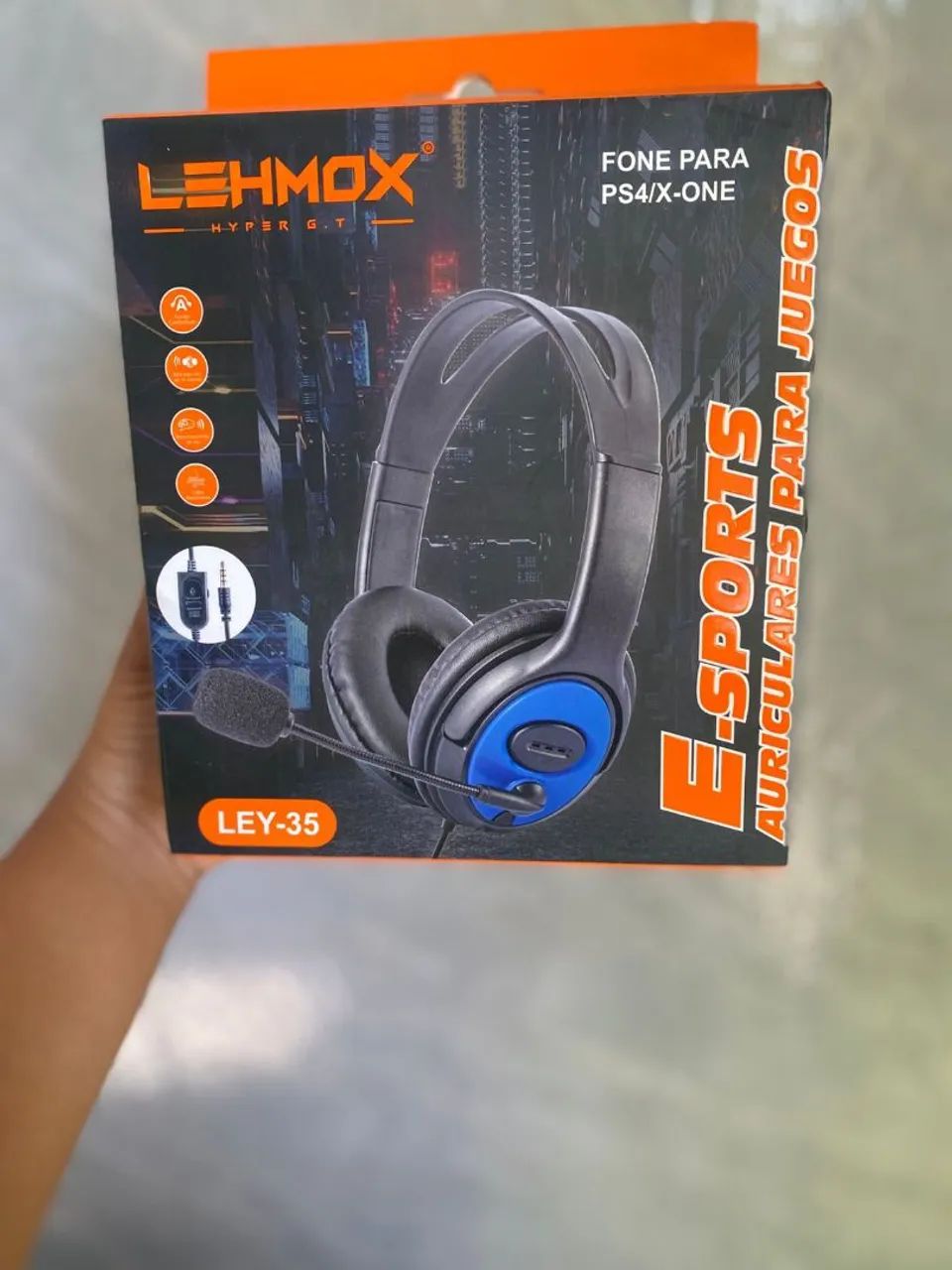 Headset gamer com microfone -ENTREGA A DOMICÍLIO 