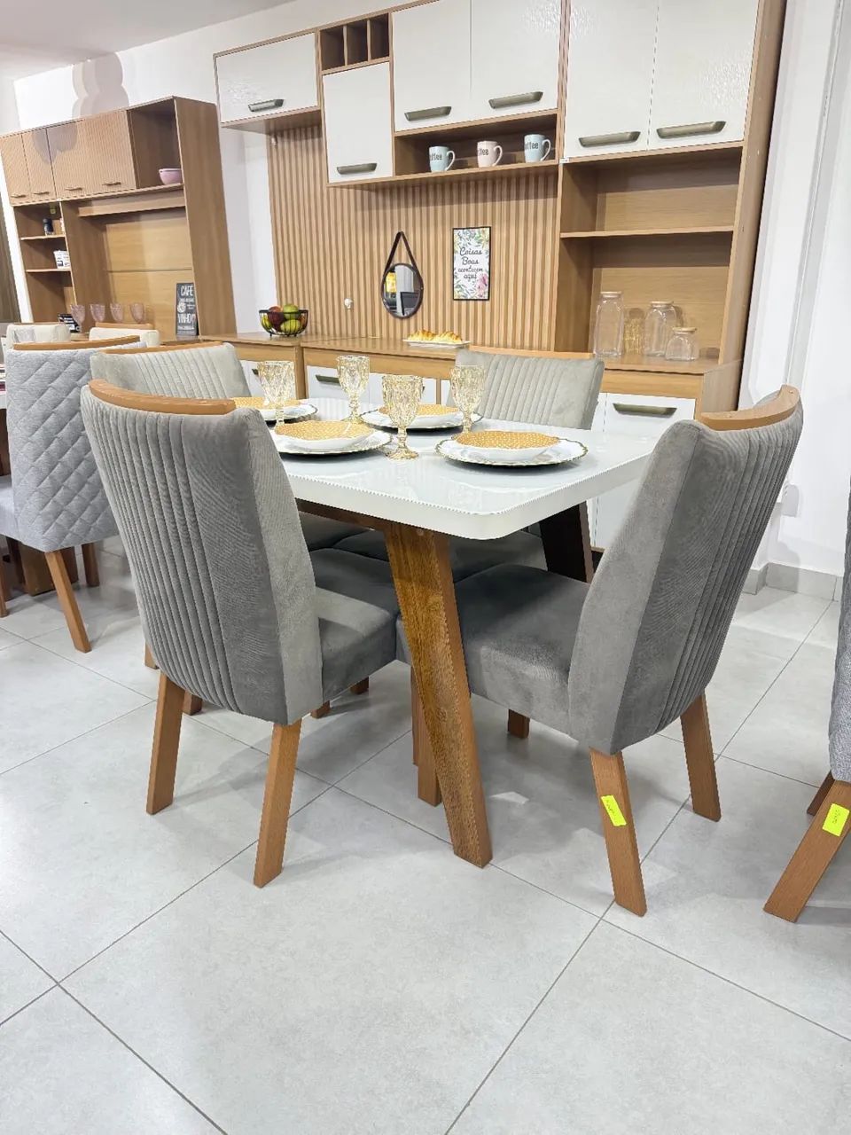 Mesa com 4 cadeiras firenze promoção  - Foto 4