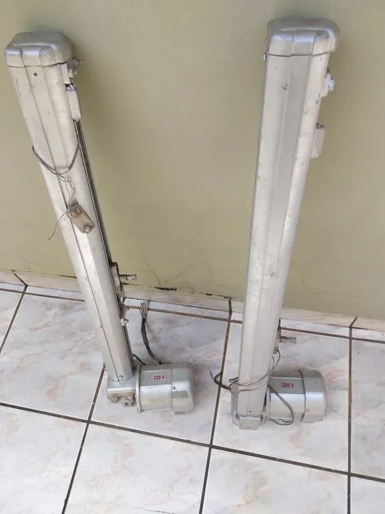 Conjunto mecanismos om motor 220volt  para portão basculante