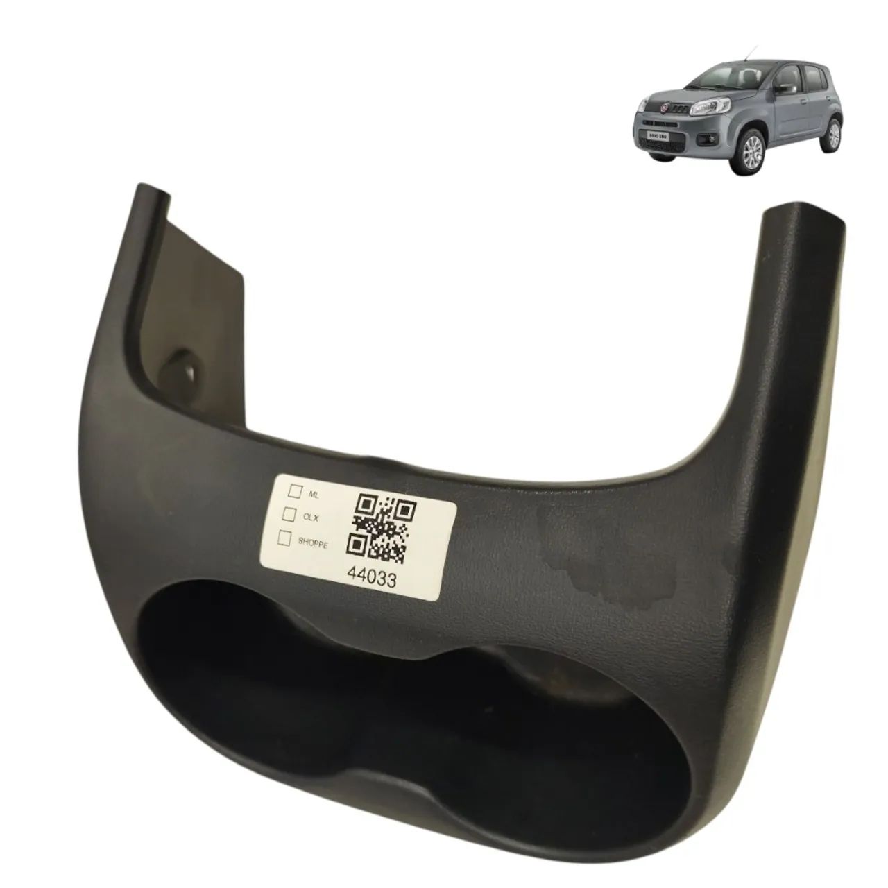 Porta copo painel Fiat Uno Vivace 2013 2014 2015 2016