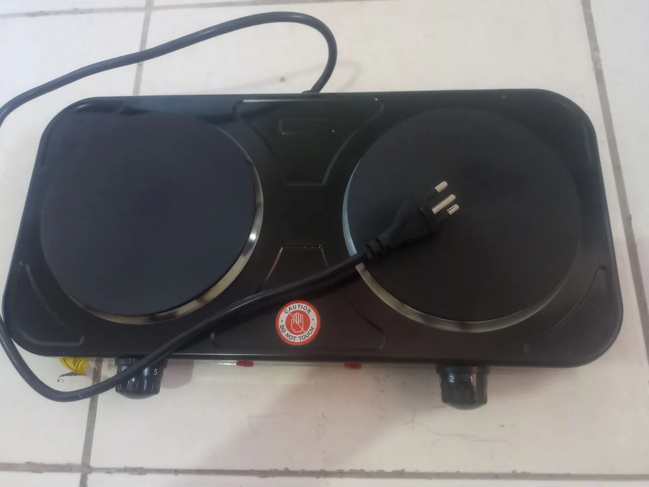 Fogão Elétrico Portátil Duplo - Praticidade na Cozinha!