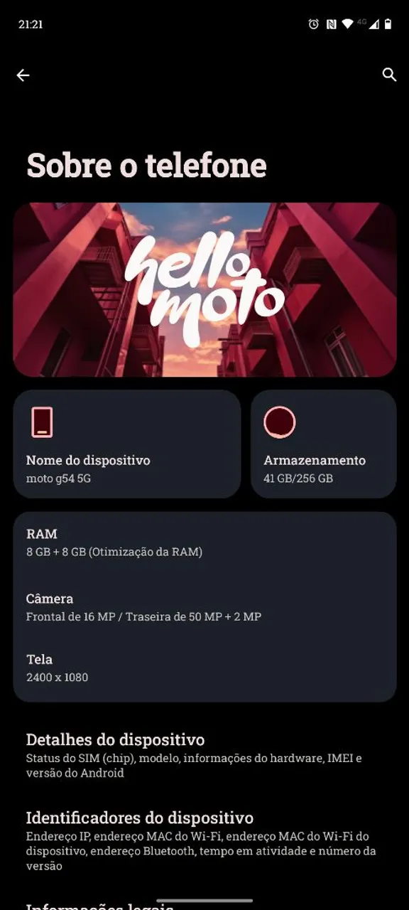 Vendo moto g54 5g 256g 8+8 de RAM