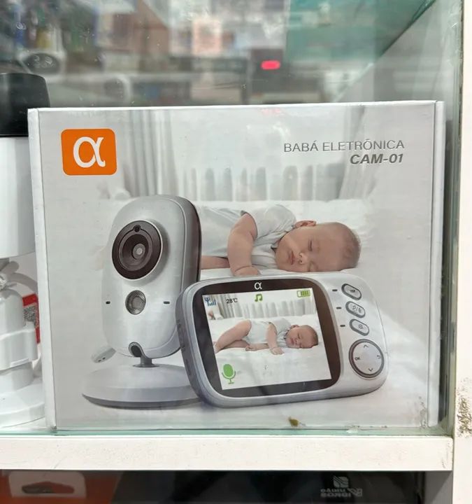 Monitor de Bebê - Câmera e Tela - Alpha CAM-01