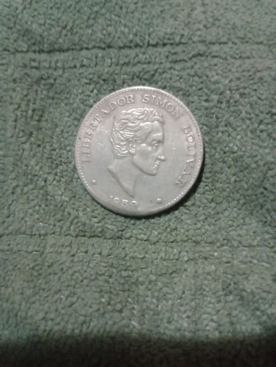 Moeda raríssima libertador Simon bolívar de 1959