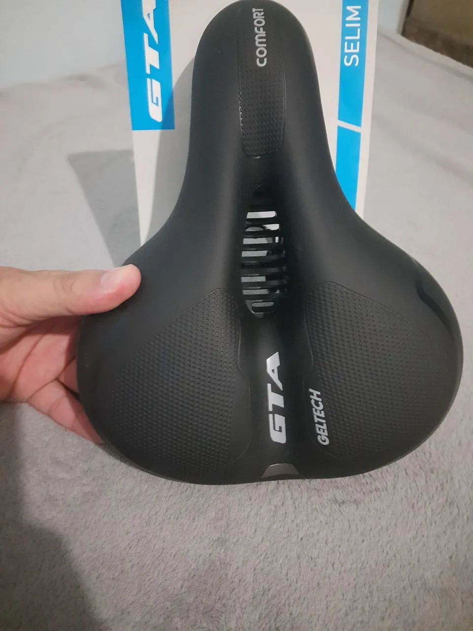 Selim de Bicicleta GTA Comfort com carrinho novo lacrado - Foto 4