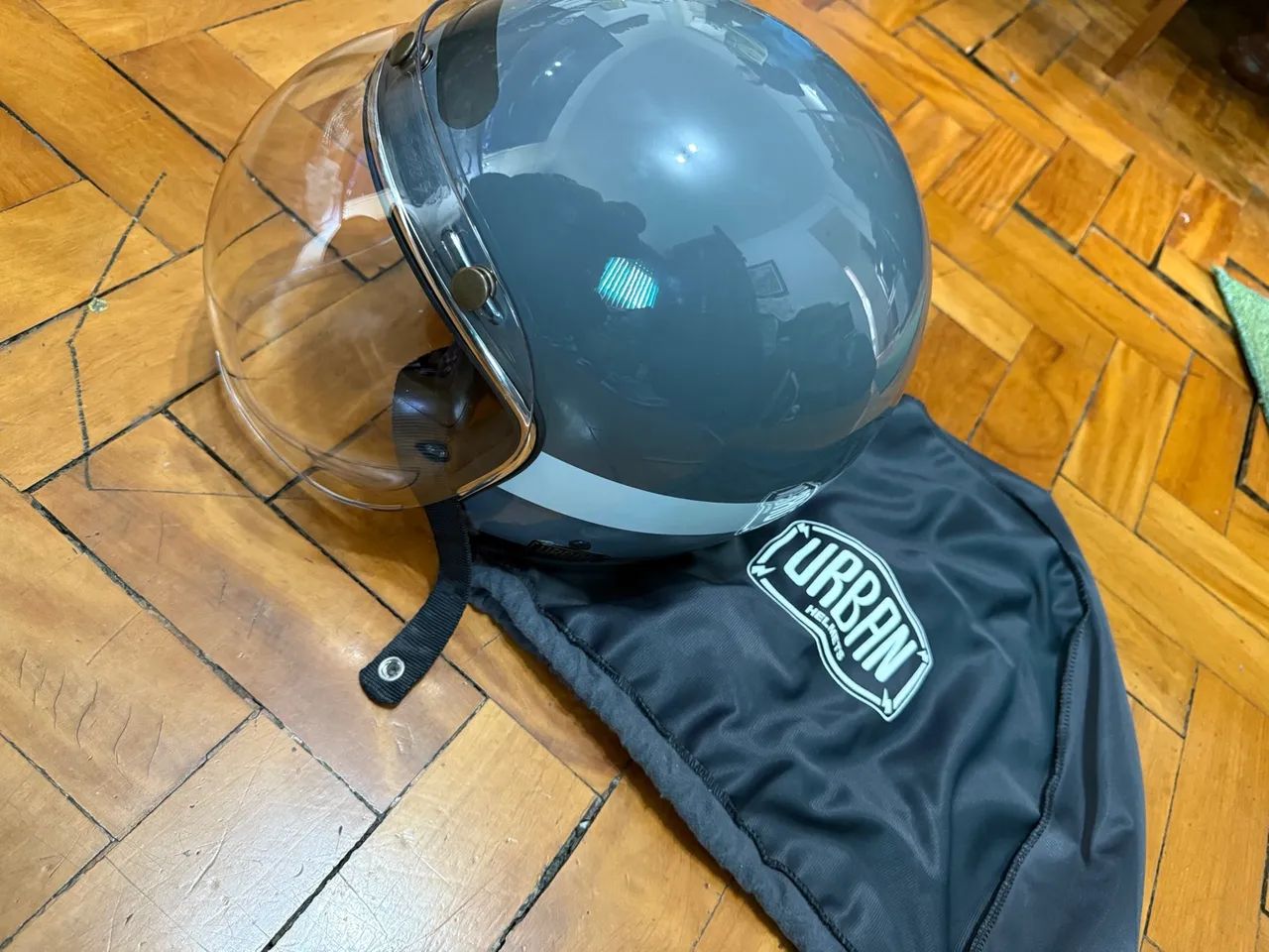 Capacete Urban Tracer Sunset Cinza - Foto 2