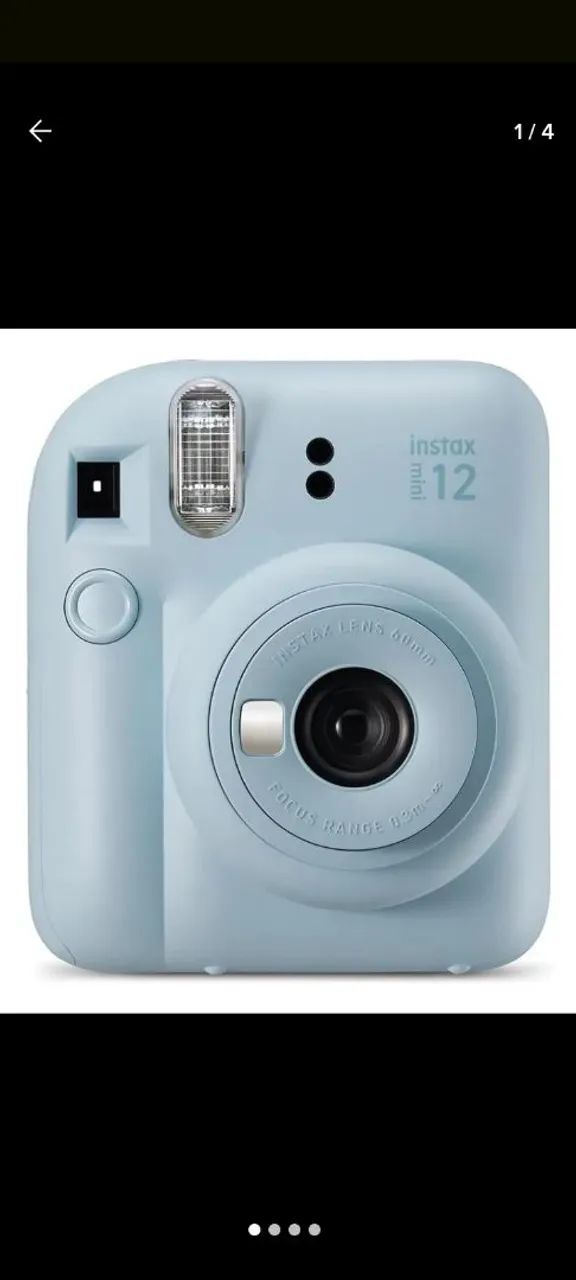 Câmera Instantânea Instax Mini 12 Azul Fujifilm - Foto 5