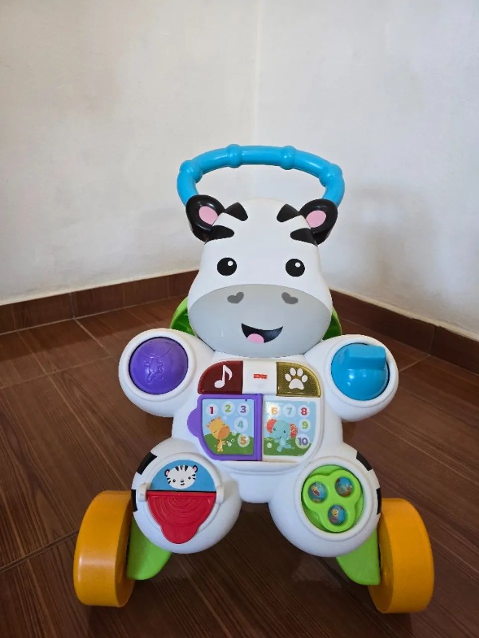 Andador Interativo Aprendizagem Zebra Fisher-Price (Ingles)