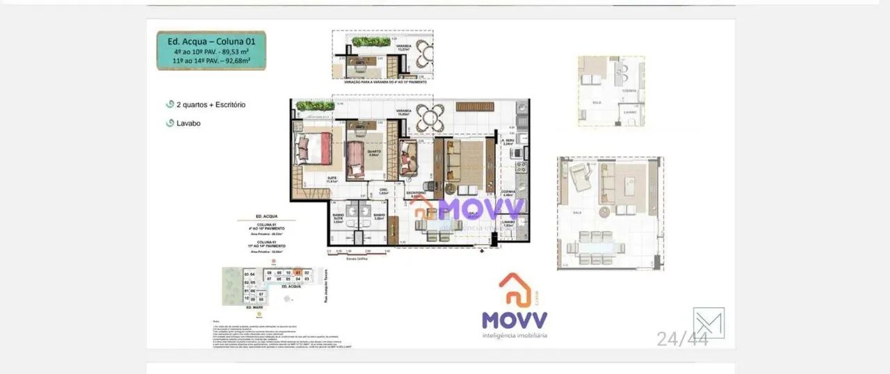 3 quartos, Suite, Vaga Garagem, Icarai - Foto 9