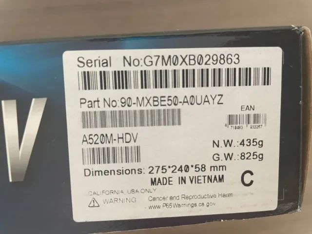 Placa Mãe Asrock A520M-HDV NOVA LACRADA - VALOR MINIMO - Foto 3