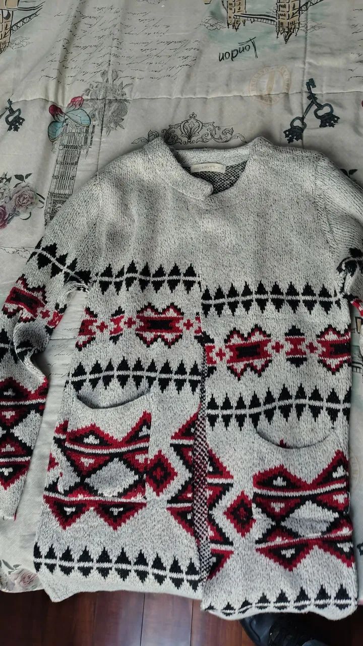Roupa tricot frio