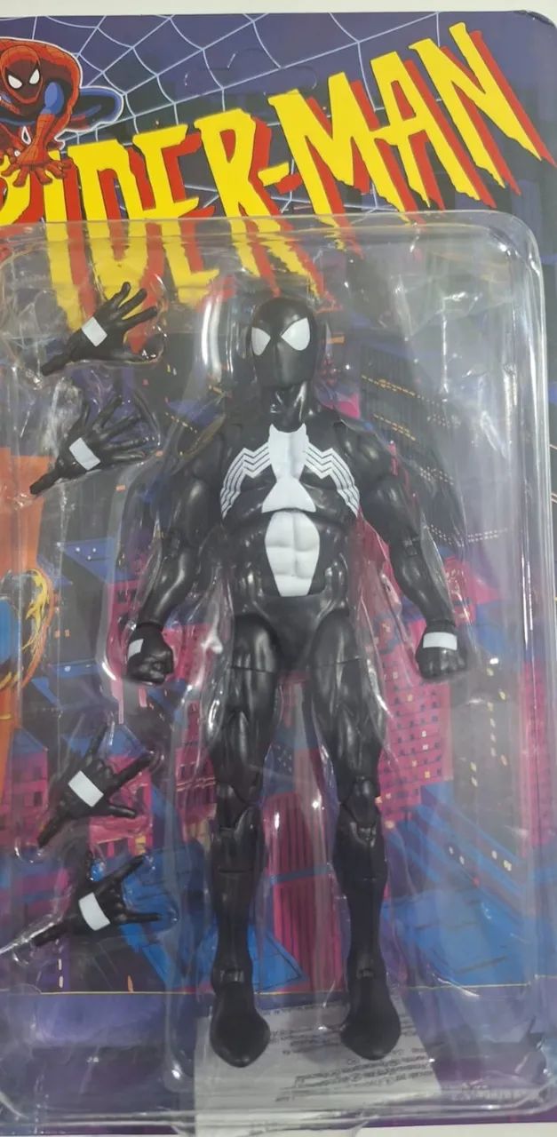 Boneco Homem Aranha traje simbiote - Foto 3