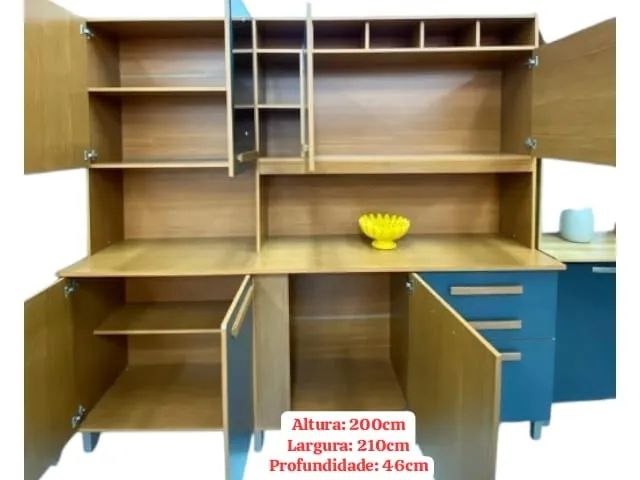 Cozinha 100% MDF GRAFITE  MEGA OFERTA  - Foto 2