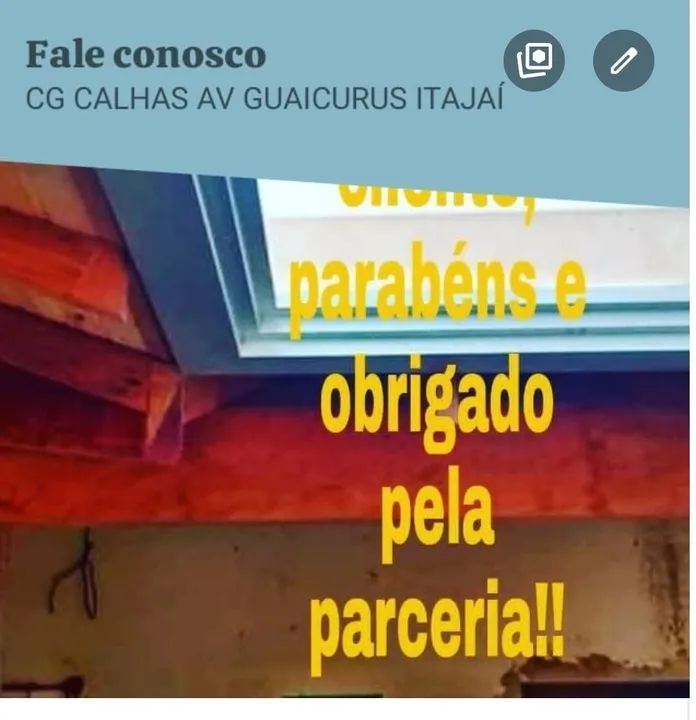 CALHAS RUFOS MANUTENÇÃO 