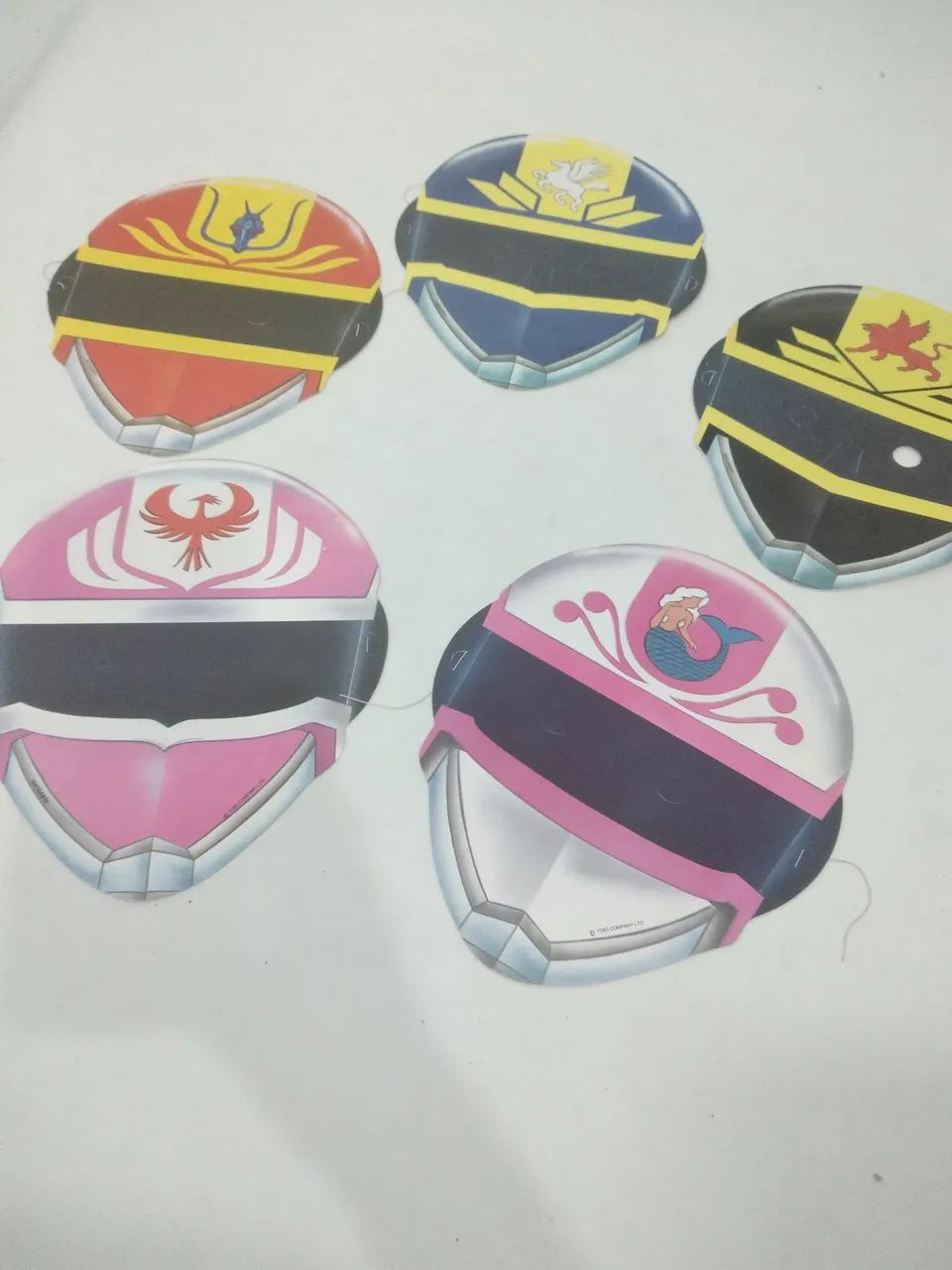 Máscaras Esquadrão Relâmpago Changeman Coleção completa - Foto 2