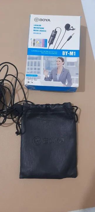 Microfone Lapela Boya By-M1 - Com fio - Foto 4