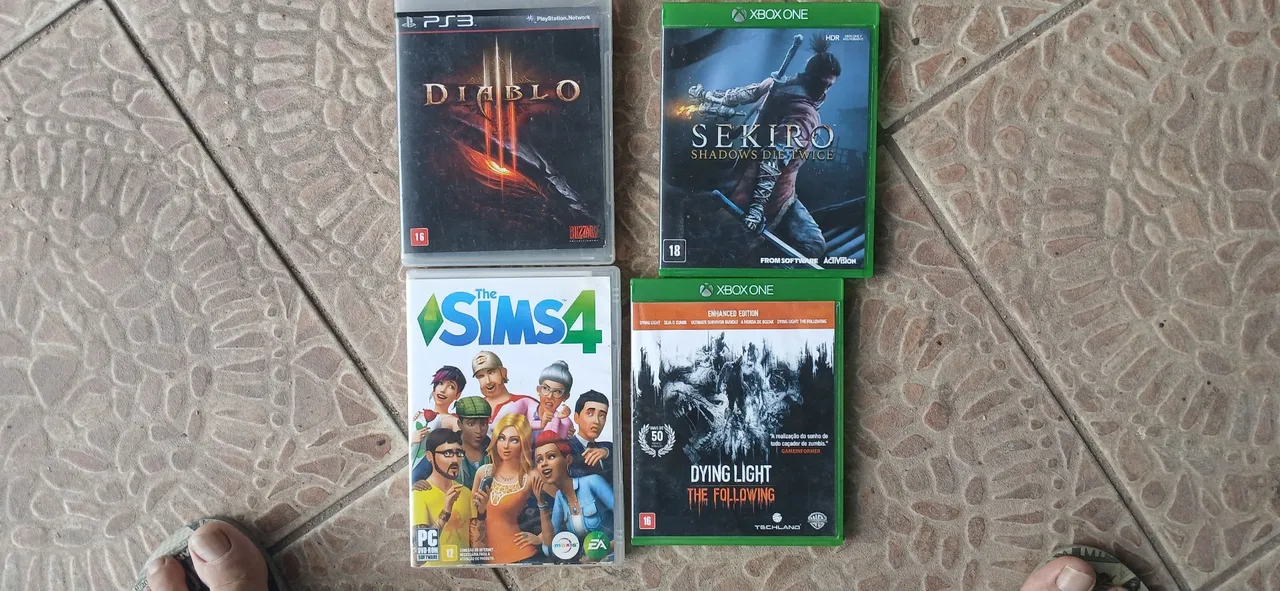 Jogos PS3, Xbox One e PC - Diablo 3, Sekiro, Sims 4 e Dying Light
