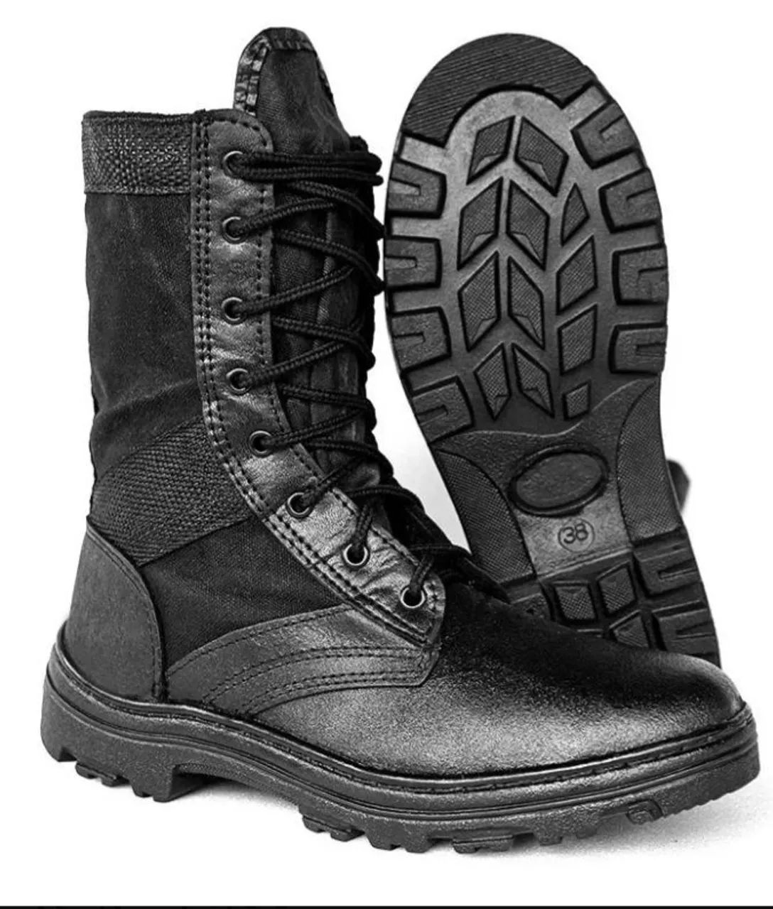 Bota Coturno Masculina Preta - Foto 3