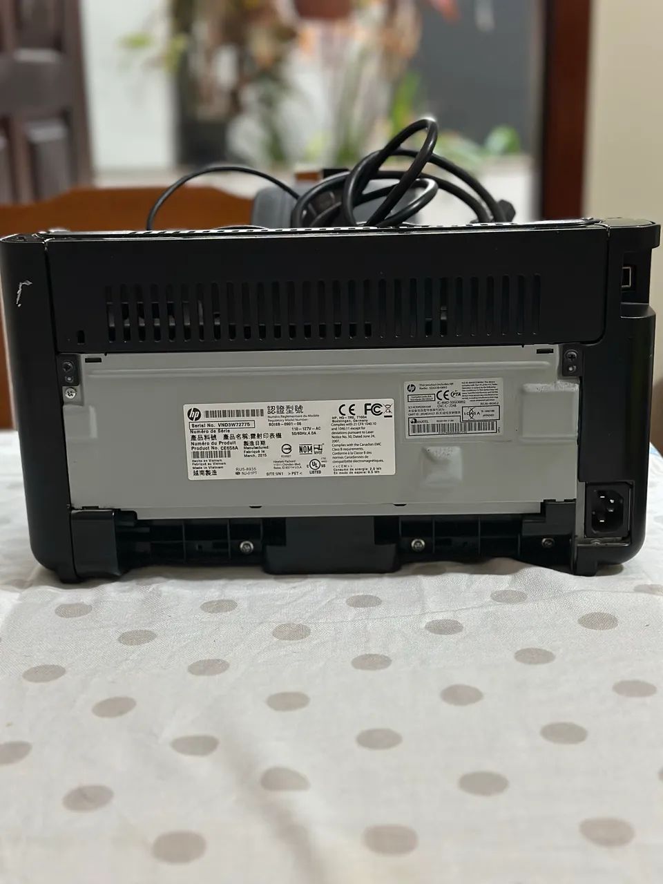 Impressora HP LaserJet P1102w  - Foto 3