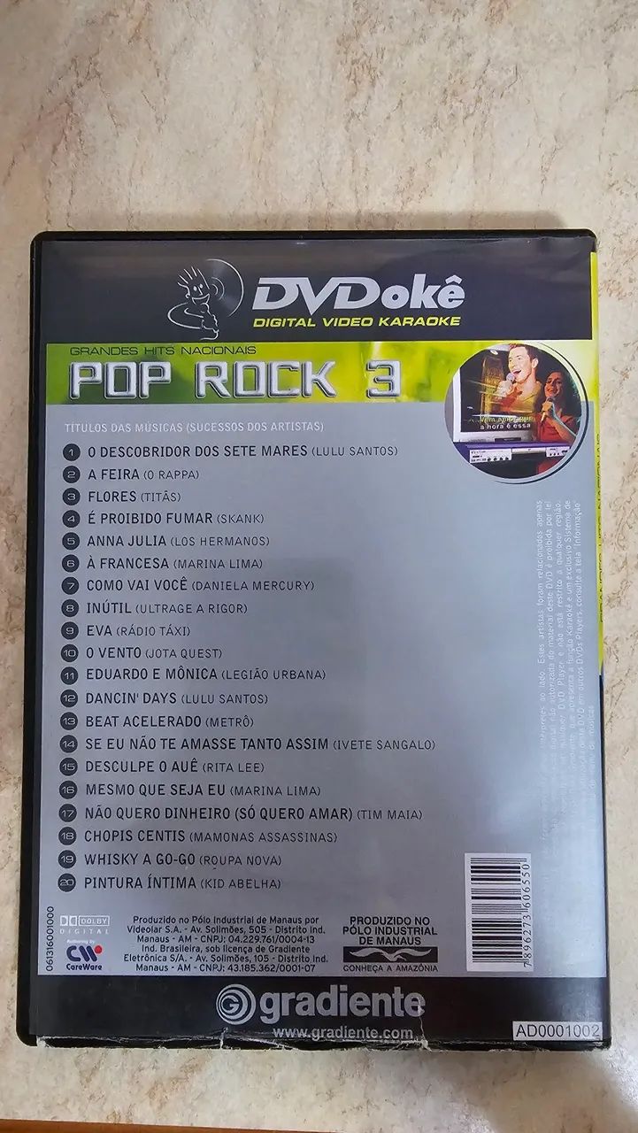 DVD Karaoke Pop Rock - Foto 2