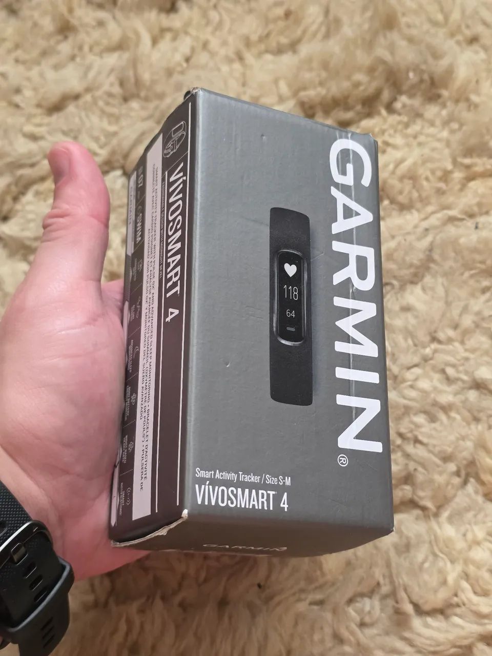 Relógio Garmin Vivosmart 4 Smartband - Novo
