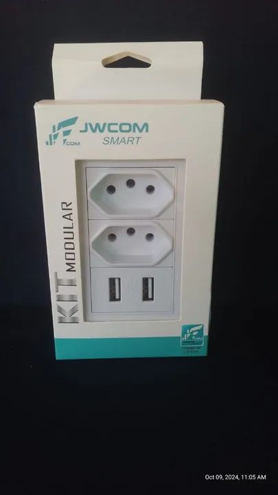 Tomada Dupla USB e Interruptor USB - Foto 2