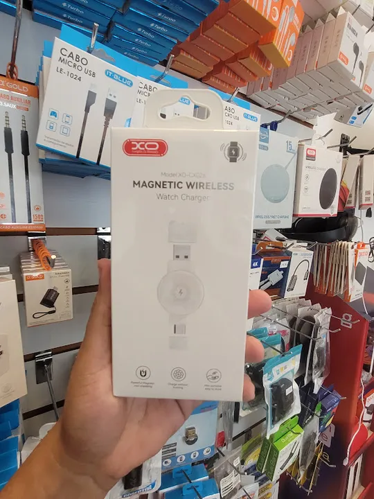 Carregador Wireless Magnetico para SmartWatch Portátil CX026 XO - Loja Mega Tudo