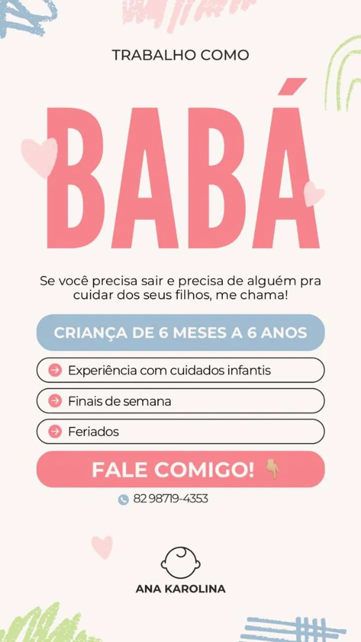 BABÁ DISPONÍVEL