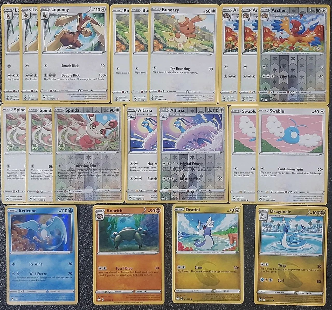 Deck lopunny cartas originais de pokémon