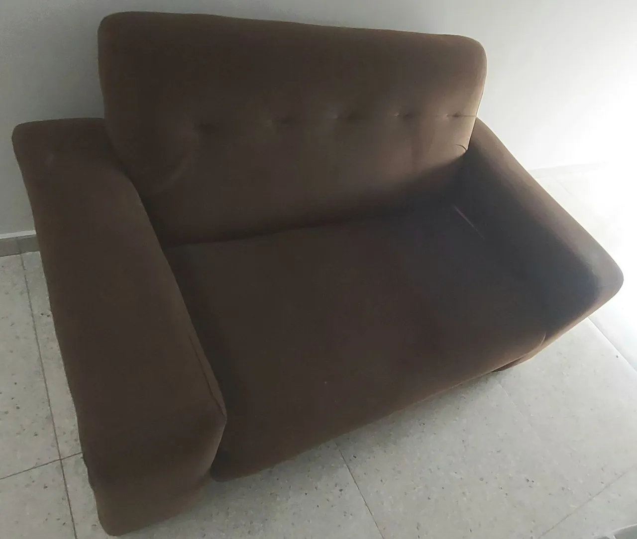Sofa 2 lugares Marrom